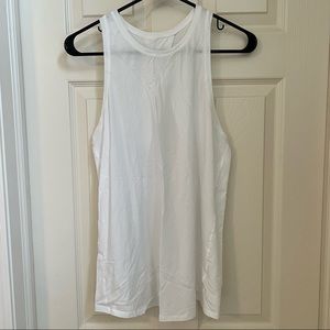 Lululemon All tied Up tank top size 6 small white